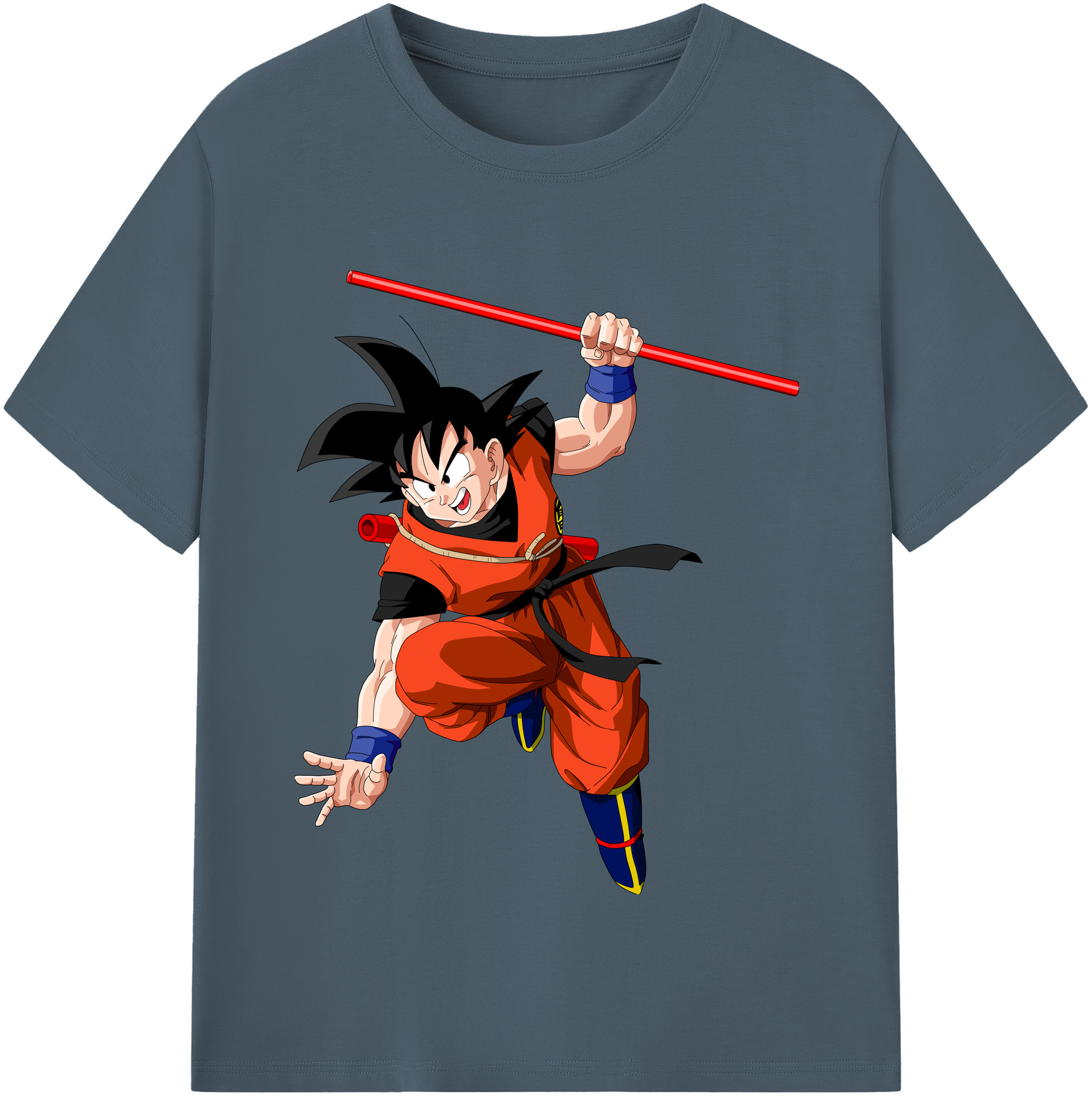 （画像用） ドラゴンボール 孫悟空（そん ごくう）Son Goku カカロット DRAGON BALL Kakarotto 綿100％半袖Tシャツ（フロントプリント）